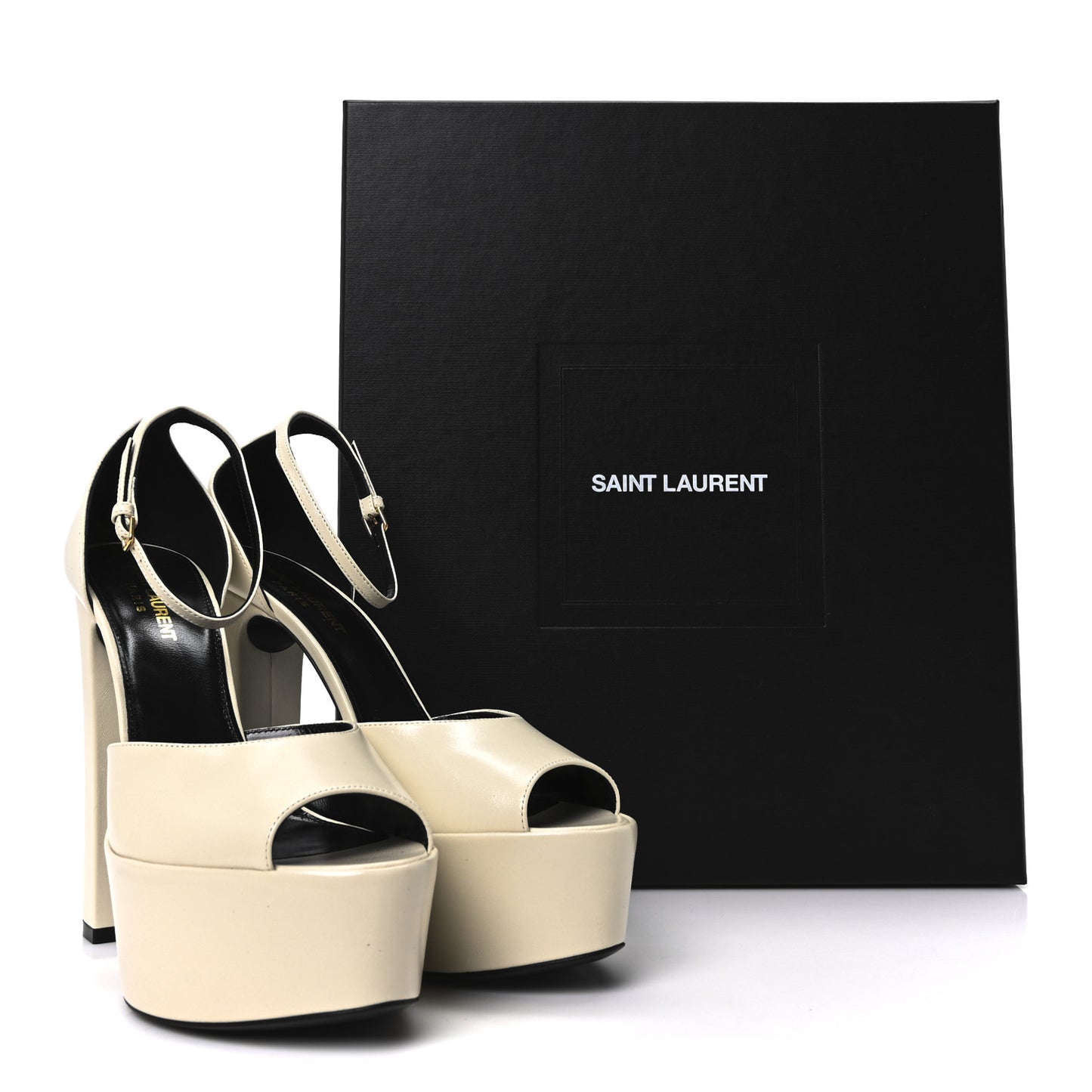 New Belfagor Jodie 95 Platform Sandals 40 Pearl