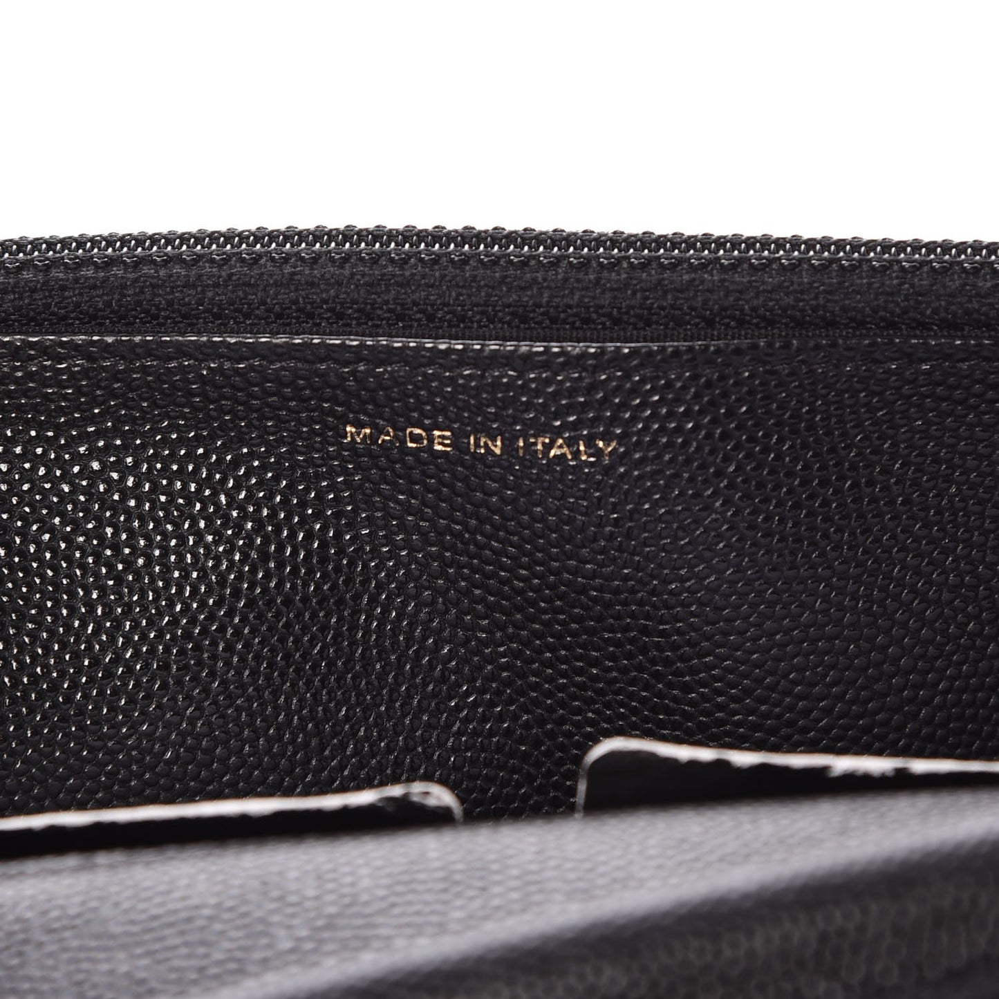 Caviar Quilted Boy Wallet On Chain WOC Black