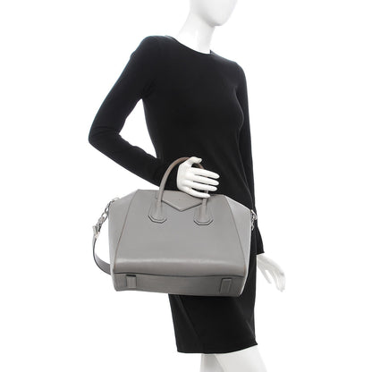 Givenchy Sugar Goatskin Medium Antigona Pearl Grey 3 of 19