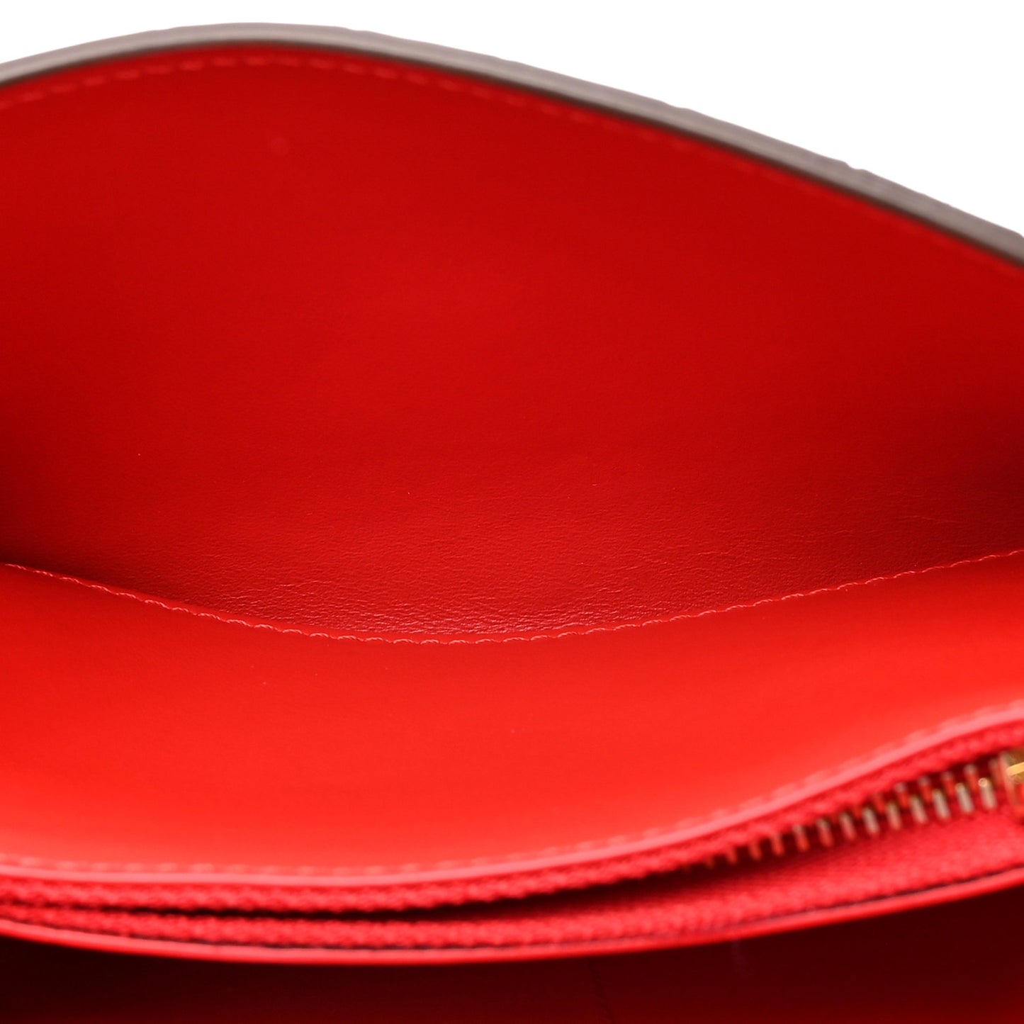 Calfskin Embossed Crocodile Loubi54 Crossbody Clutch Acajou