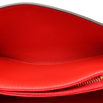 Christian Louboutin Calfskin Embossed Crocodile Loubi54 Crossbody Clutch Acajou 6 of 11