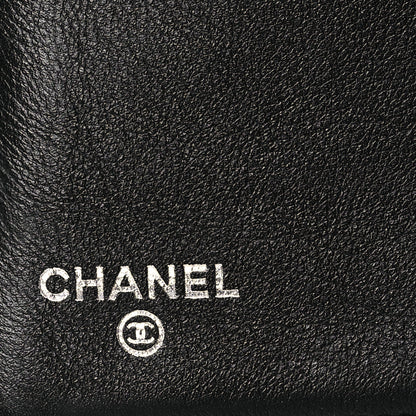 Chanel Patent Quilted Brilliant Zipped Pocket Wallet Black 7 of 11