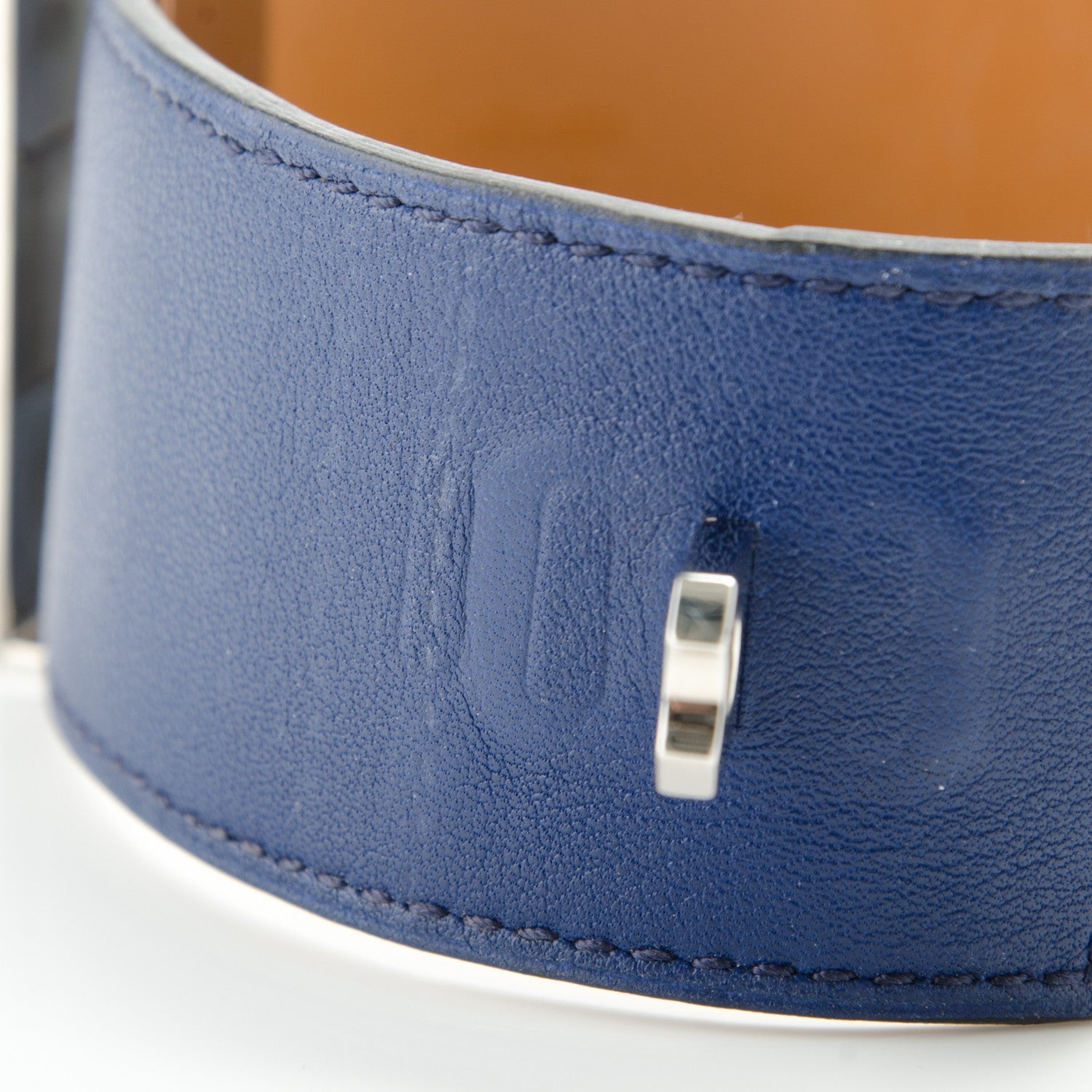 Hermes Swift Collier de Chien CDC Bracelet L Bleu Saphir 7 of 7