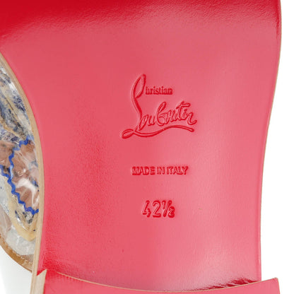 Christian Louboutin Vinyl Patent Calfskin Havana Trash Mens Flat Oxfords 42.5 Multicolor 6 of 8