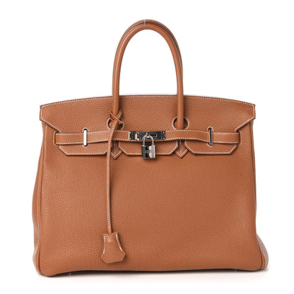 Hermes Togo Birkin 35 Gold 1 of 10