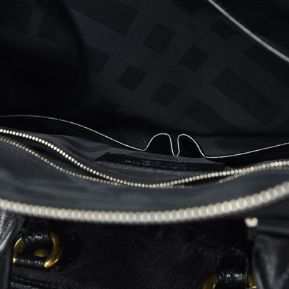 Burberry Textured Calfskin Barrow Briefcase Black 14 of 15