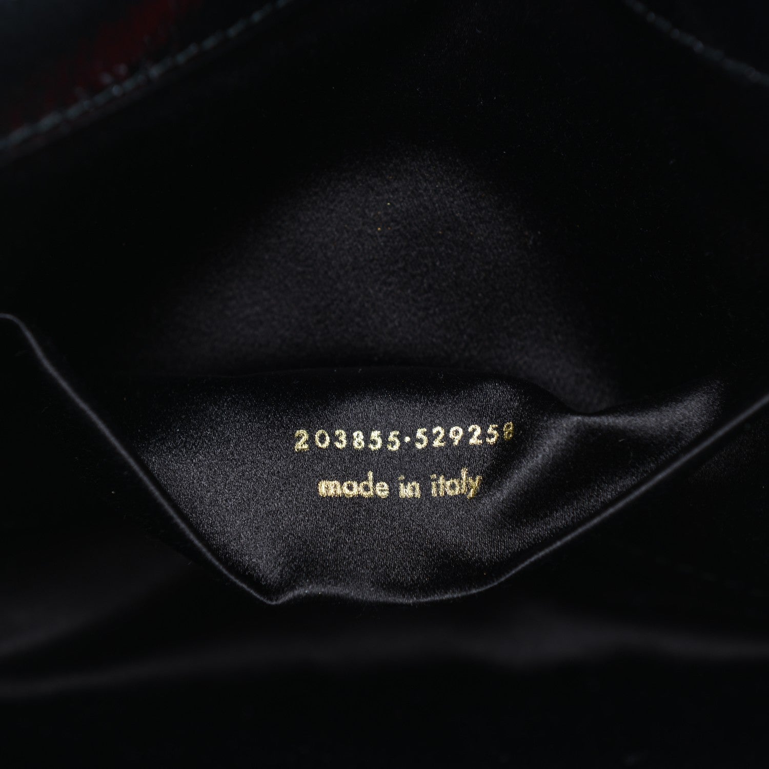 Saint Laurent Textured Patent Monogram Large Belle De Jour Clutch Black 7 of 7