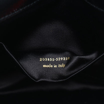 Saint Laurent Textured Patent Monogram Large Belle De Jour Clutch Black 7 of 7