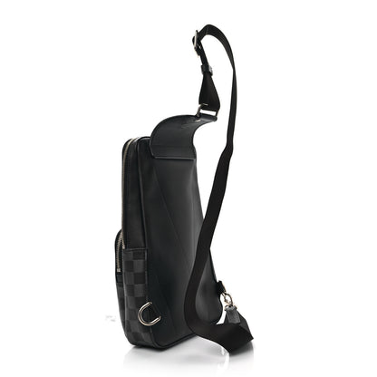 Louis Vuitton Damier Infini Avenue Sling Bag Astral Silver 2 of 8