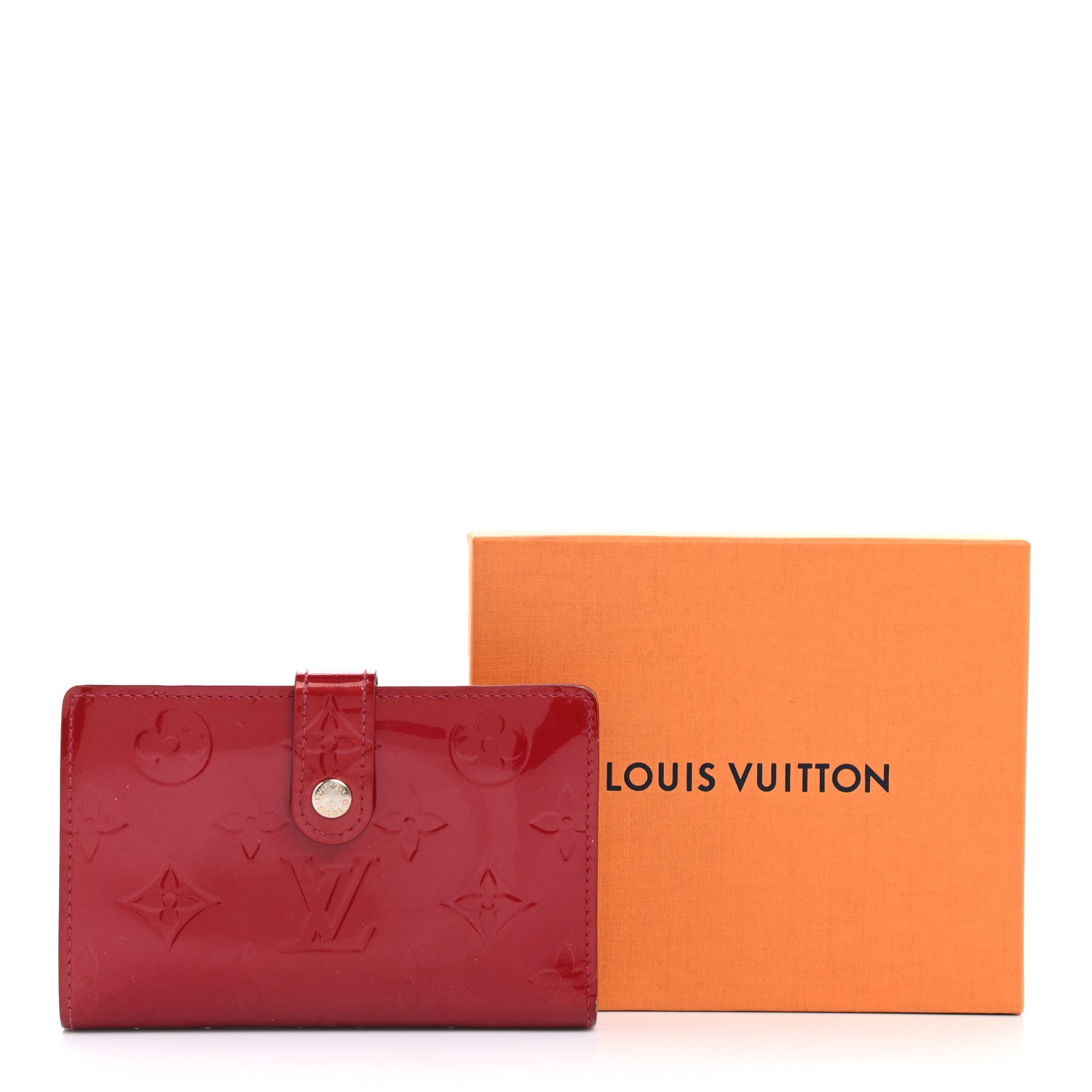 Louis Vuitton Vernis French Purse Wallet Pomme d'Amour 8 of 8