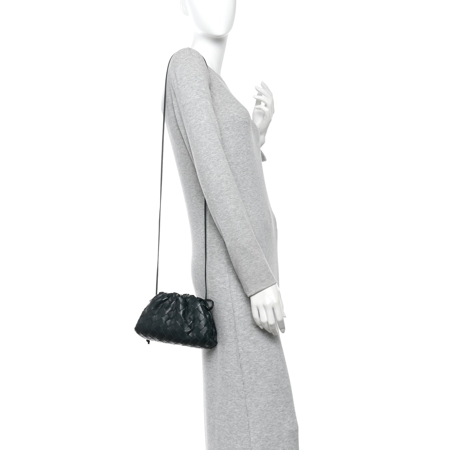 Nappa Intrecciato The Mini Pouch Raintree