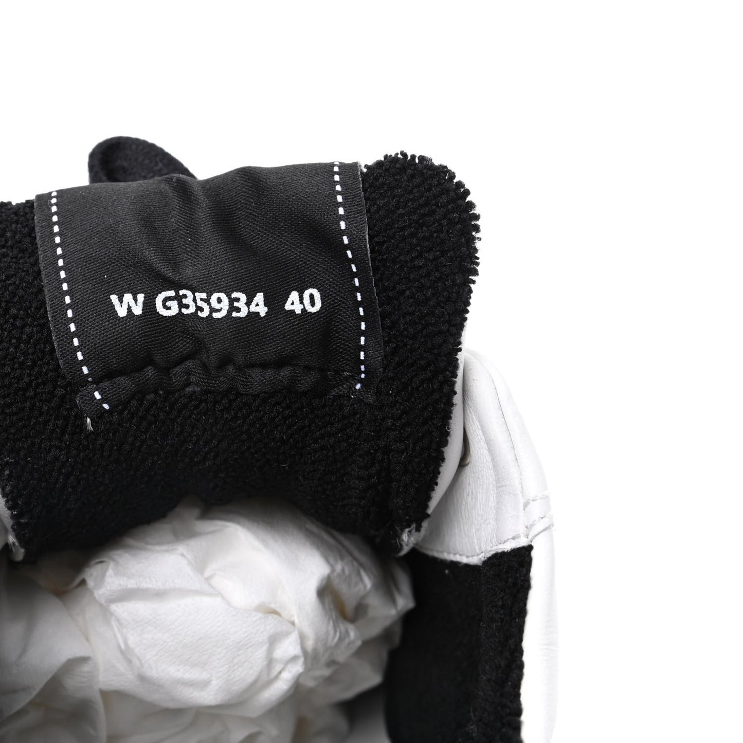 Calfskin Womens Logo Sneakers 40 White Black
