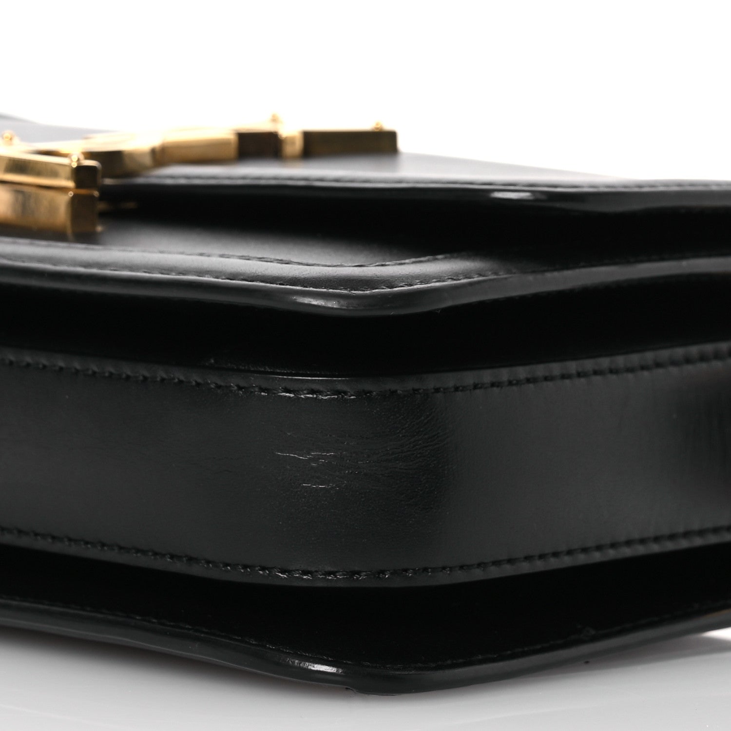 Saint Laurent Smooth Calfskin Small Solferino Satchel Black 10 of 17