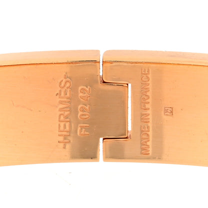 Hermes Enamel Narrow Clic Clac H Bracelet PM Creme 4 of 5