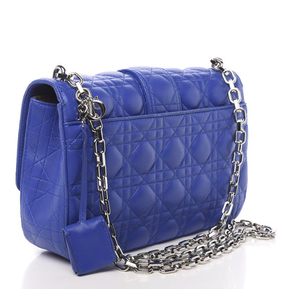 Christian Dior Lambskin Cannage Medium Miss Dior Flap Blue 3 of 13
