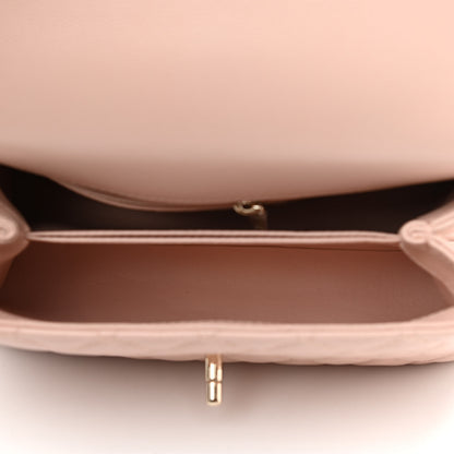 Chanel Caviar Quilted Mini Coco Handle Flap Rose Clair 5 of 10