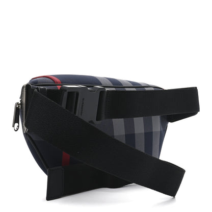 Burberry House Check Sonny Bum Bag Navy Grey 3 of 9