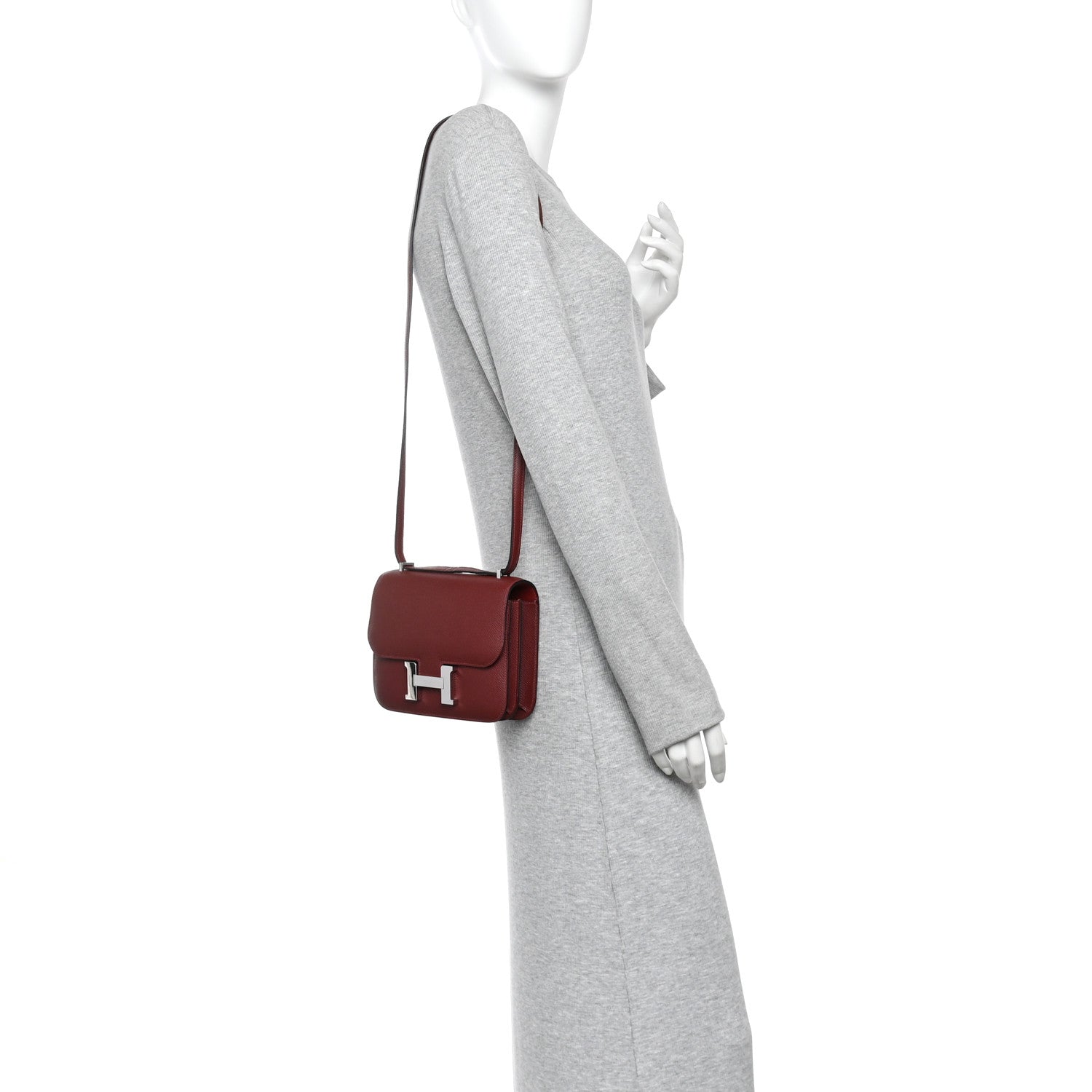 Hermes Epsom Constance 18 Rouge H 2 of 11