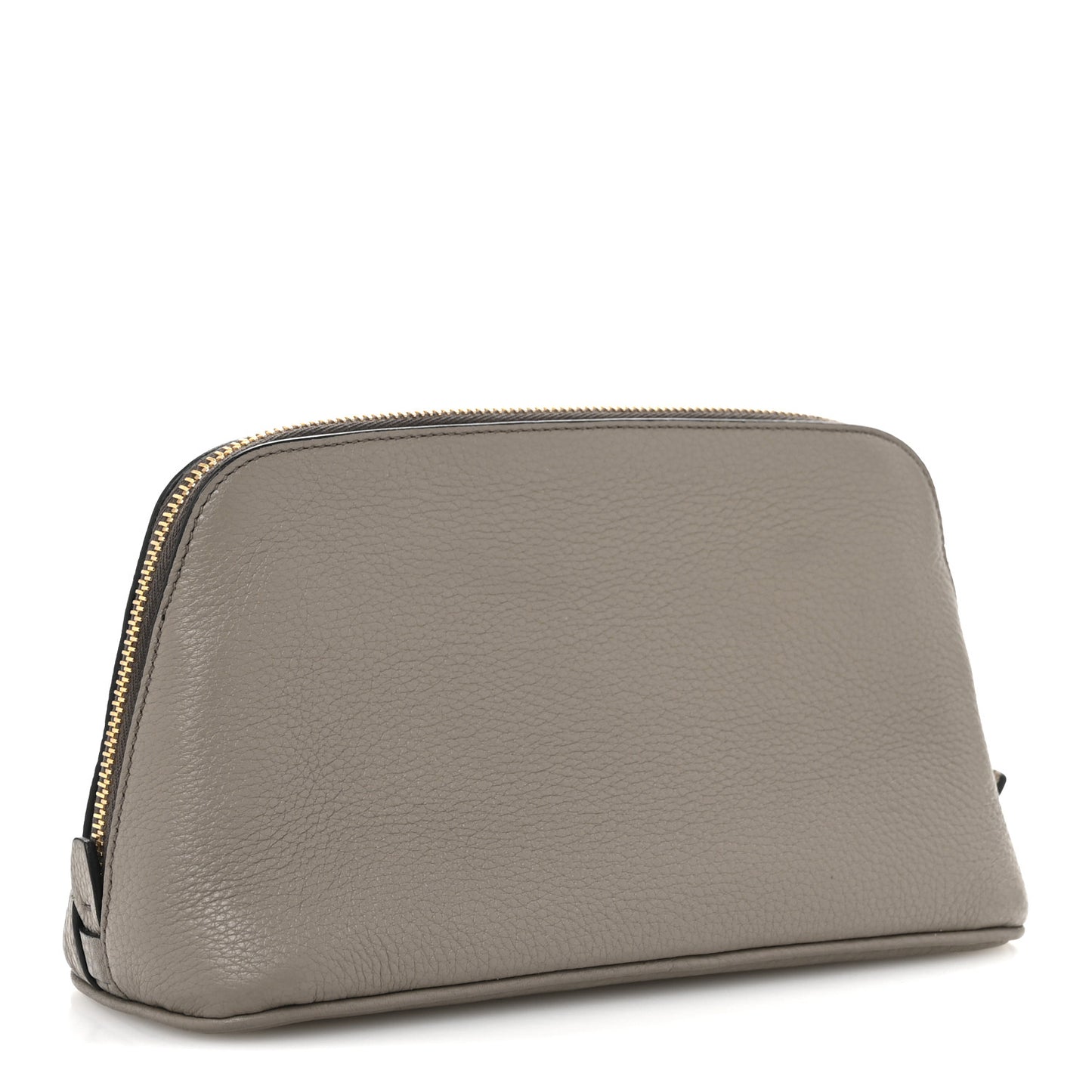 Vitello Daino Cosmetic Pouch Argilla