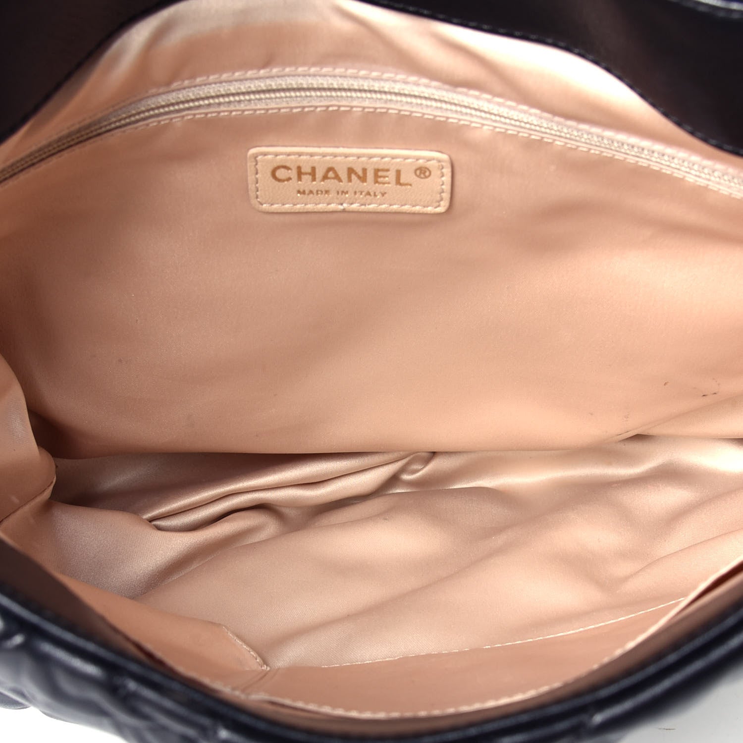 Chanel Lambskin Bubble Quilt Flap Bag Black 5 of 9