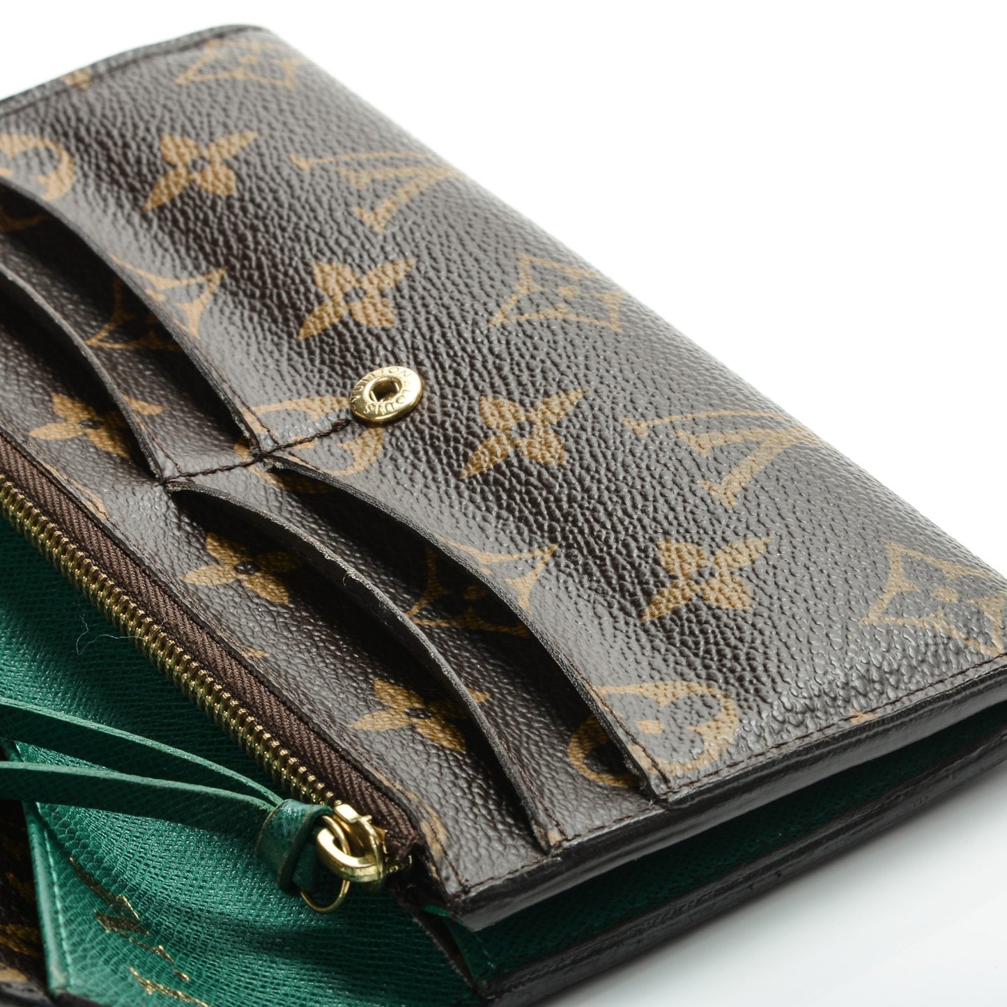 Monogram Emilie Wallet Vert
