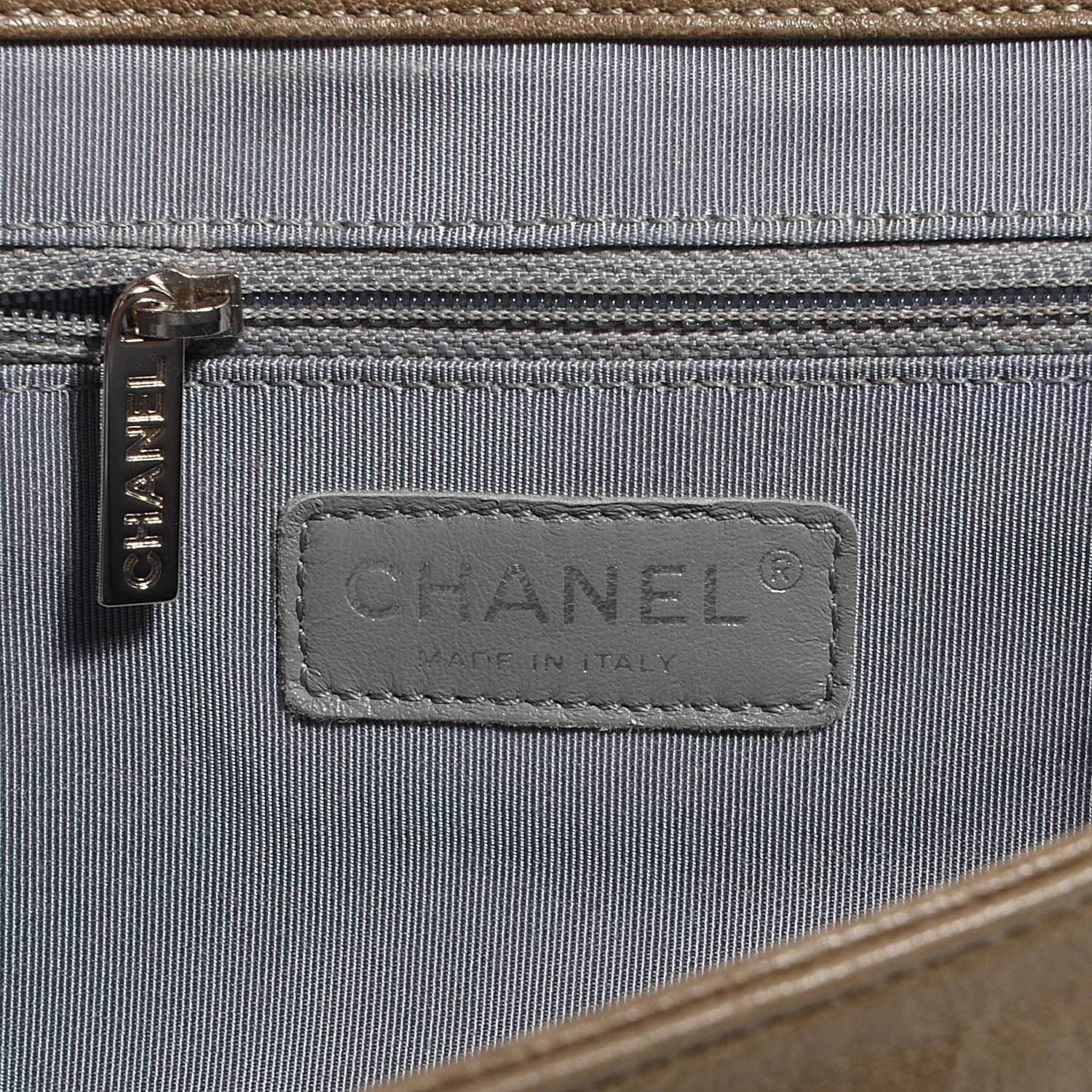 Chanel Washed Lambskin Chain Around Medium Messenger Brown 7 of 8