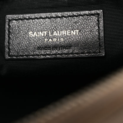 Saint Laurent Calfskin Matelasse Monogram Lou Camera Bag Dark Beige 6 of 13