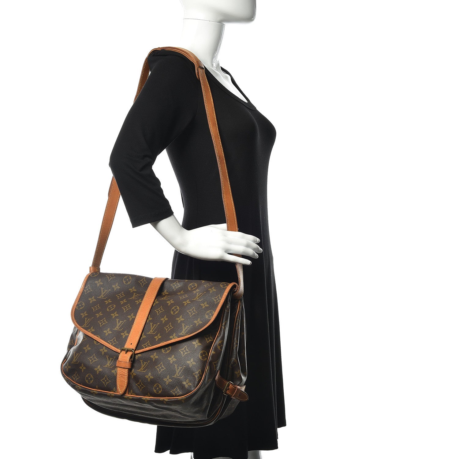 Louis Vuitton Monogram Saumur 35 2 of 18