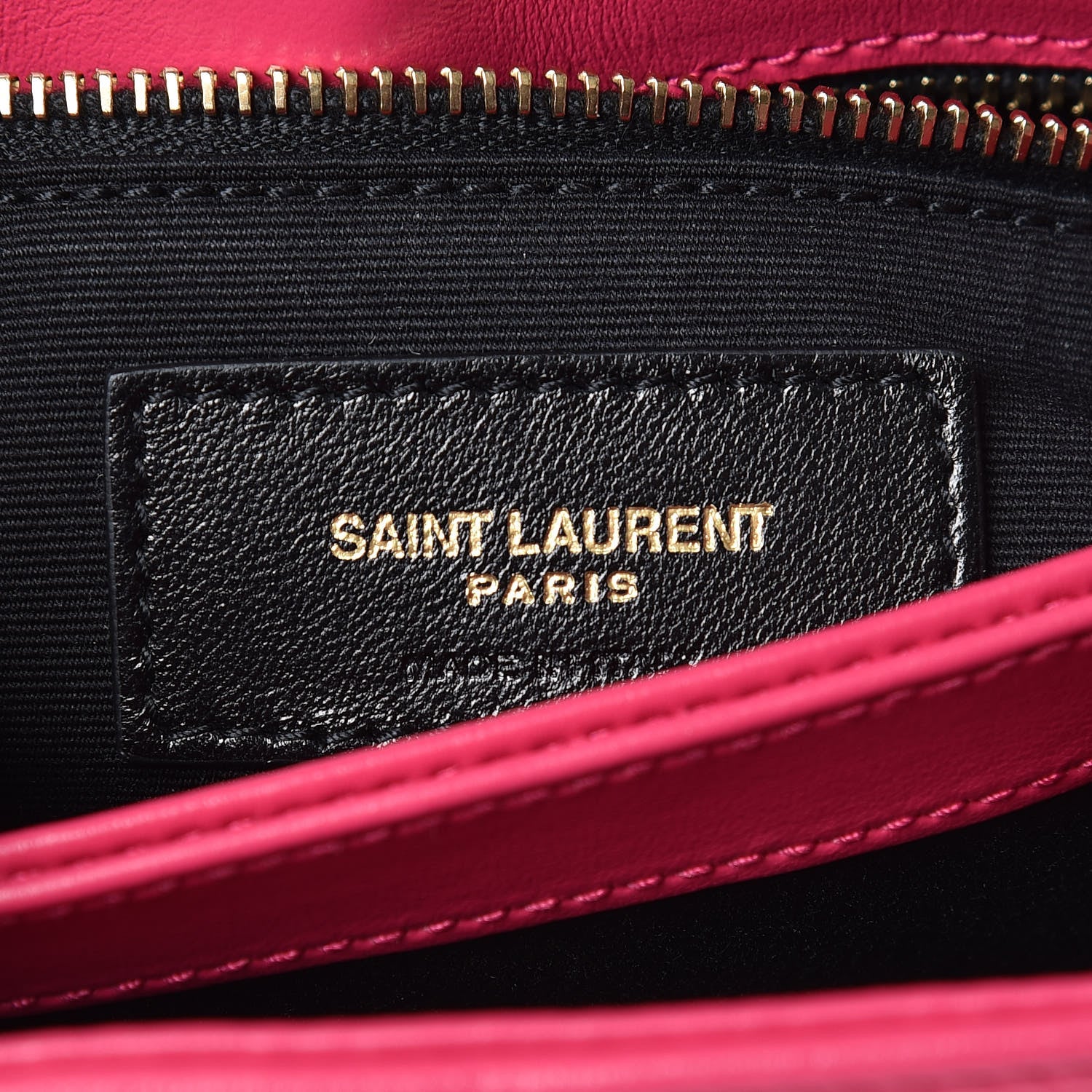 Saint Laurent Calfskin Y Quilted Monogram Toy Loulou Crossbody Bag Freesia 9 of 13