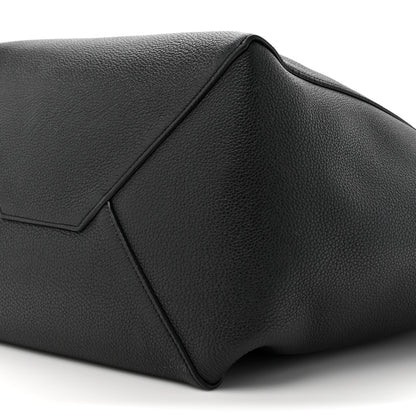 Celine Soft Grained Calfskin Small Belt Cabas Phantom Black 9 of 15