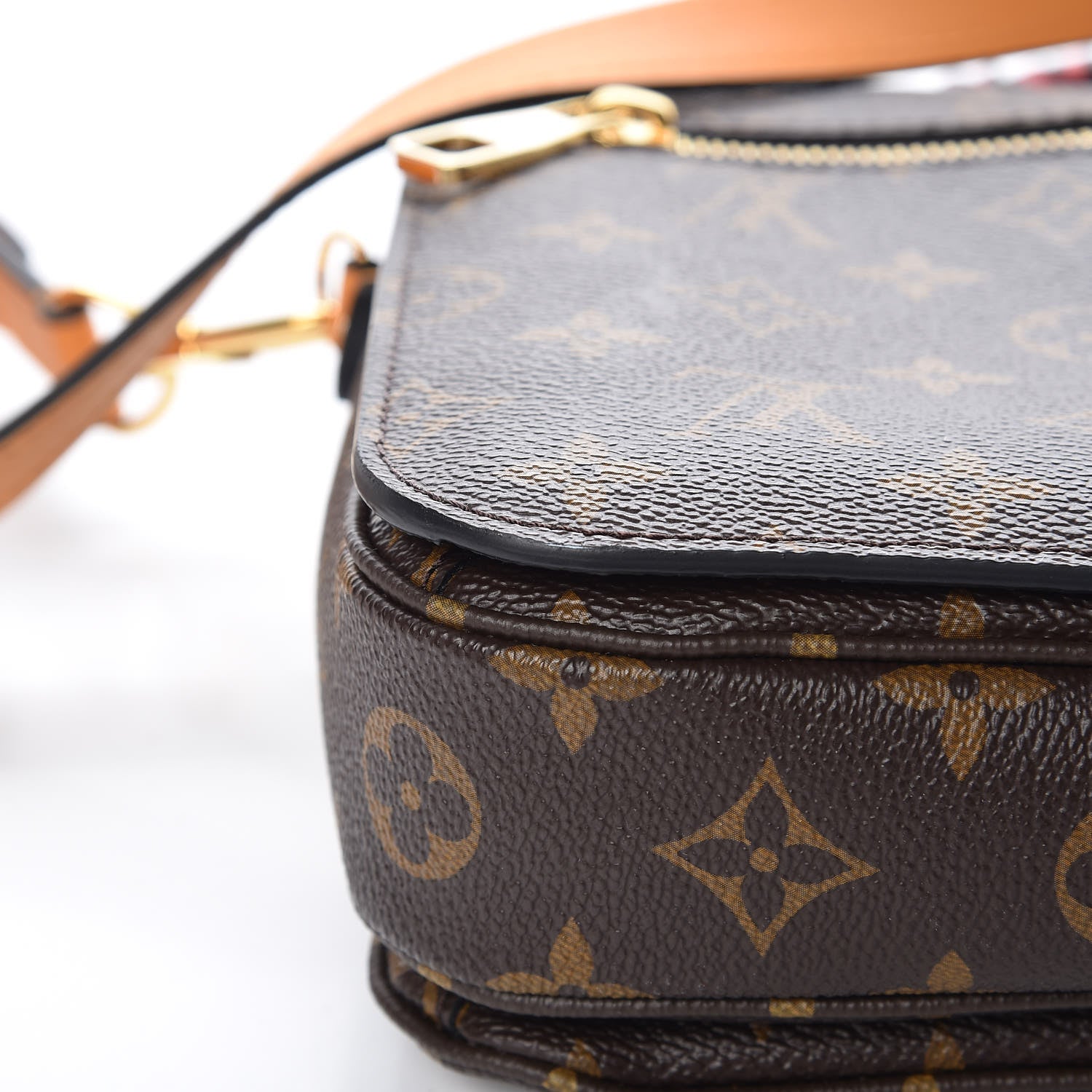 Louis Vuitton Monogram Braided Pochette Metis Coquelicot 7 of 7