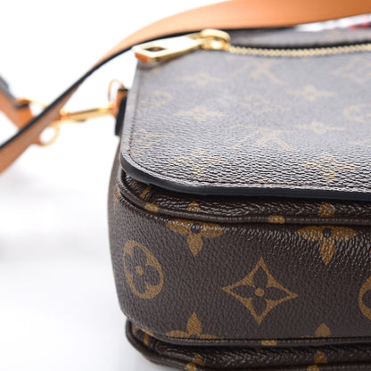 Louis Vuitton Monogram Braided Pochette Metis Coquelicot 7 of 7