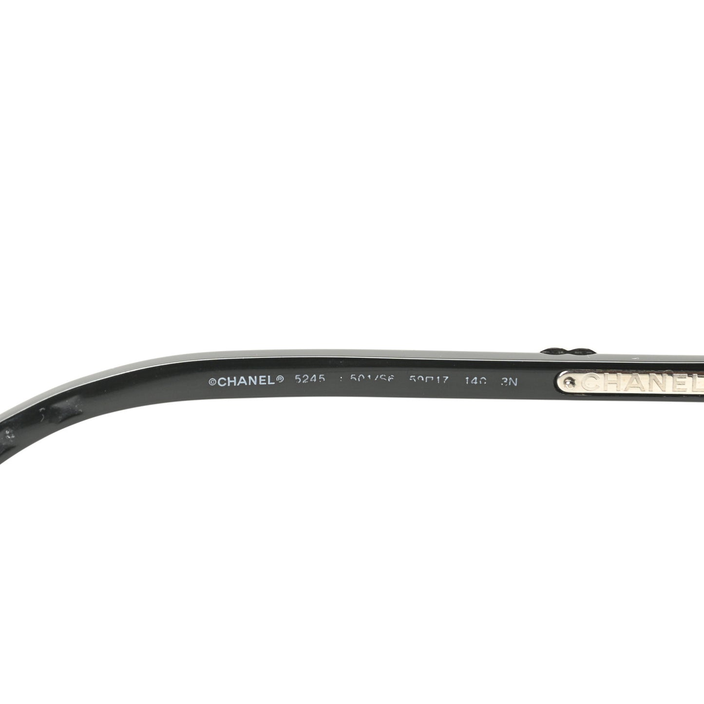 Square CC Logo Sunglasses 5245 Black