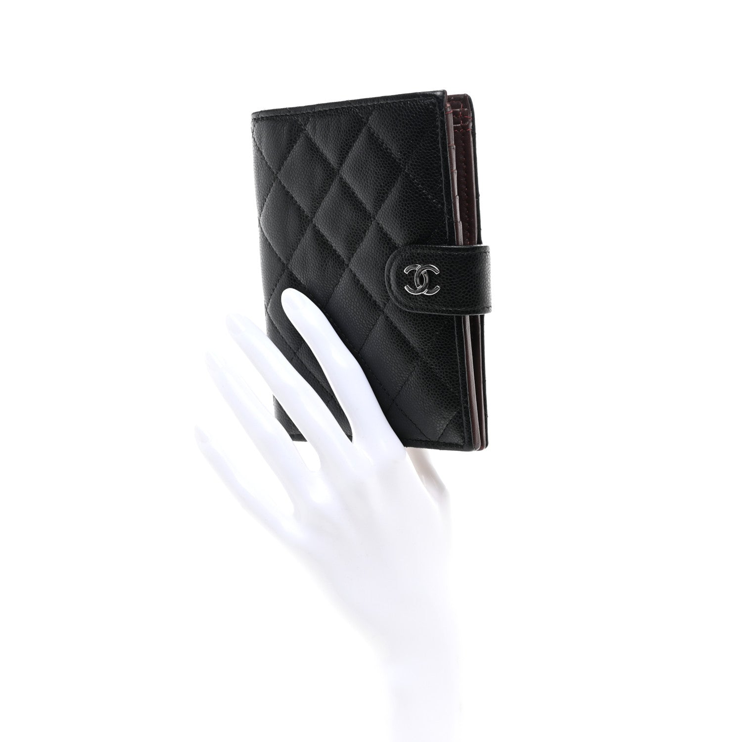 Chanel Caviar Quilted Passport Holder Black 2 of 7