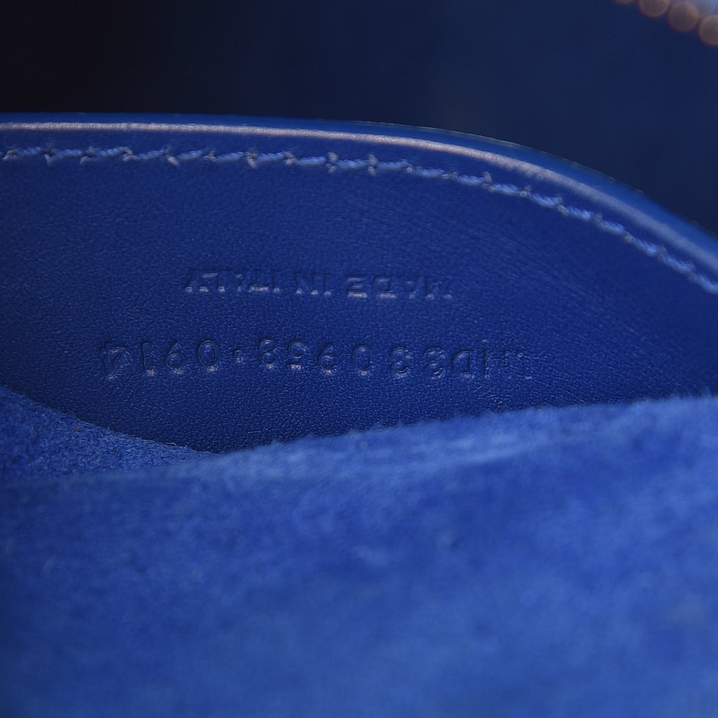 Calfskin Classic Baby Duffle Blue