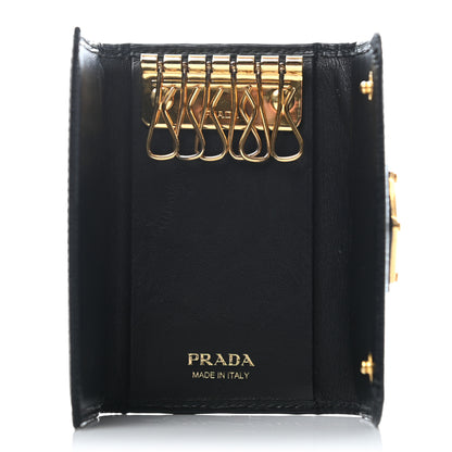 Prada Vitello Move 6 Key Holder Black 7 of 8