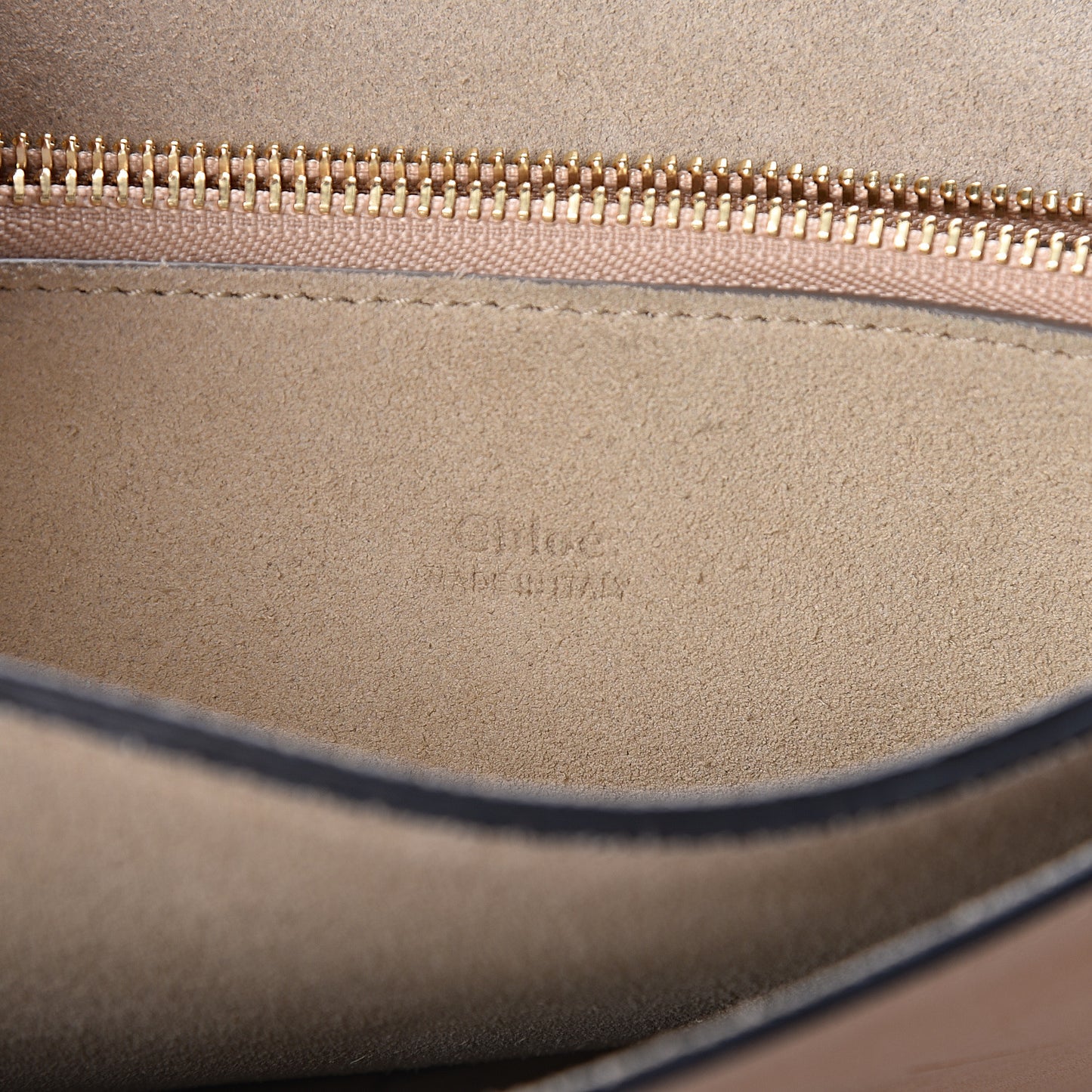 Suede Calfskin Medium Faye Shoulder Bag Mustard Brown