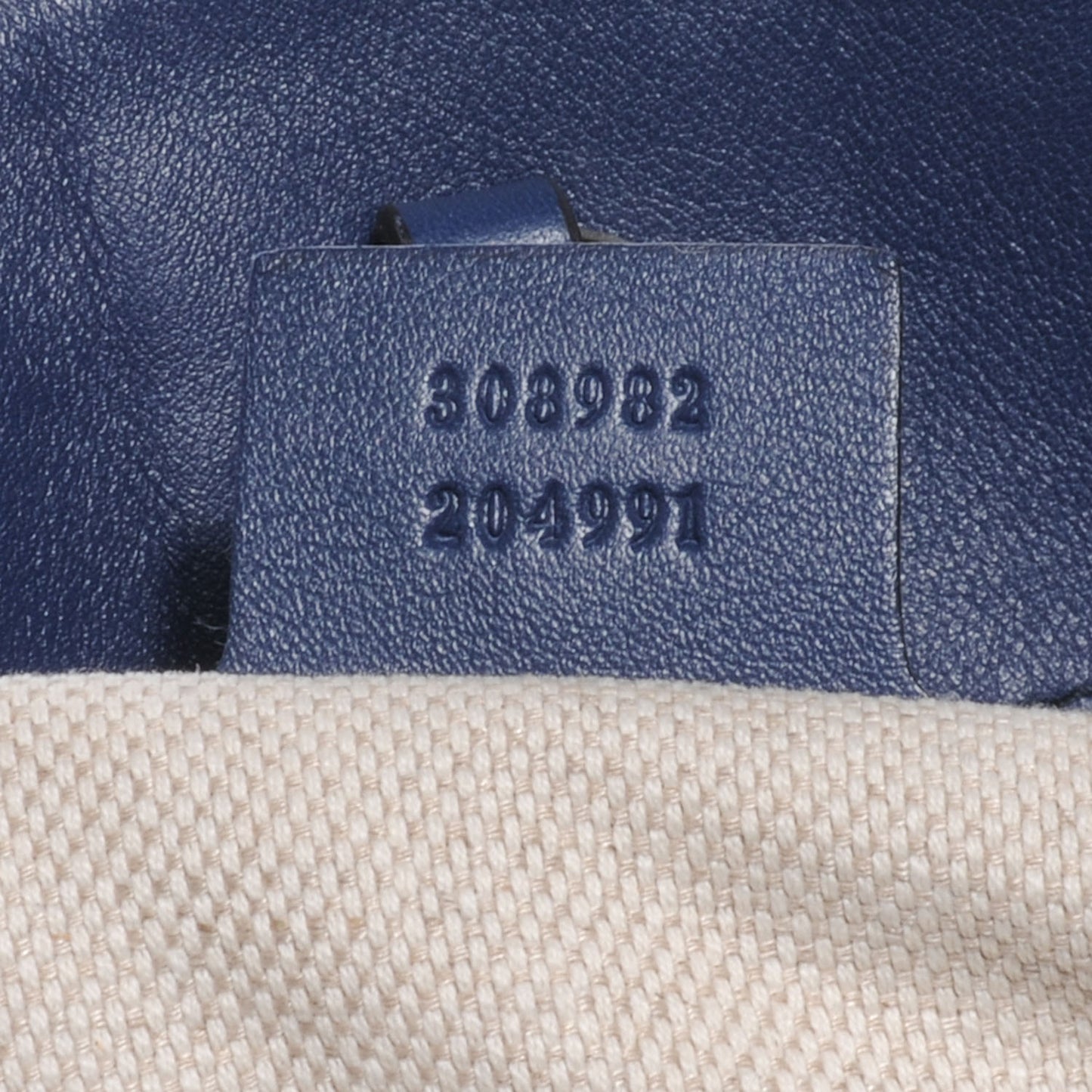 Patent Medium Soho Chain Shoulder Bag Uniform Blue