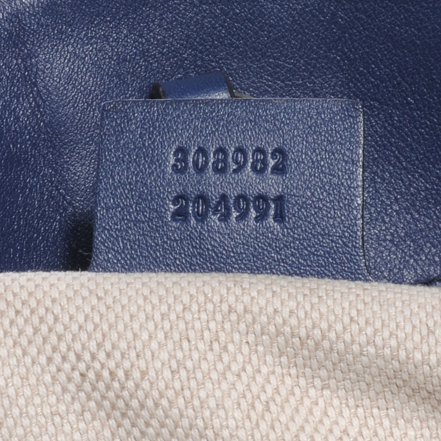 Gucci Patent Medium Soho Chain Shoulder Bag Uniform Blue 7 of 8