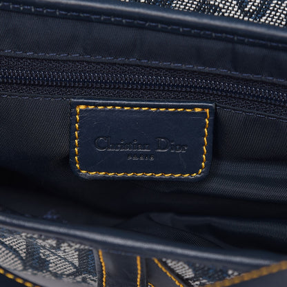 Christian Dior Monogram Saddle Bag Blue 6 of 16