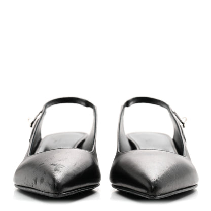 Hermes Nappa Lover 40 Pumps 35.5 Black 3 of 10