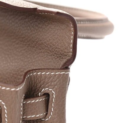 Hermes Togo Kelly Retourne 25 Etoupe 11 of 13