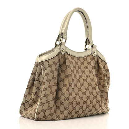 Gucci Monogram Medium Sukey Tote Off White 3 of 18