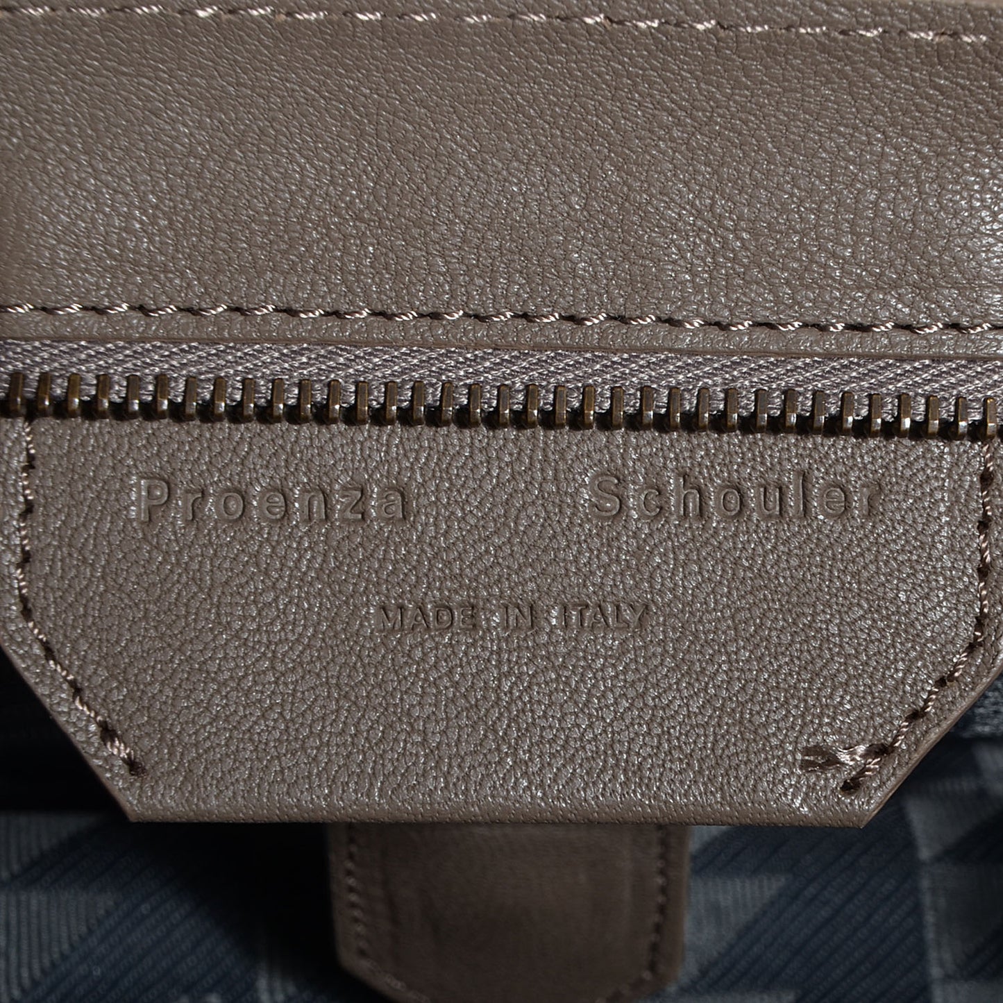 Lambskin PS1 Medium Satchel Smoke