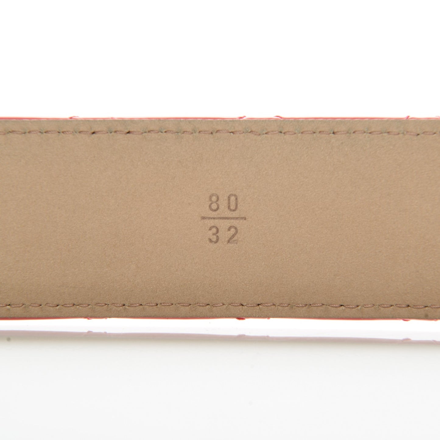 Patent Quilted CC Logo Wide Belt 80 32 Pink