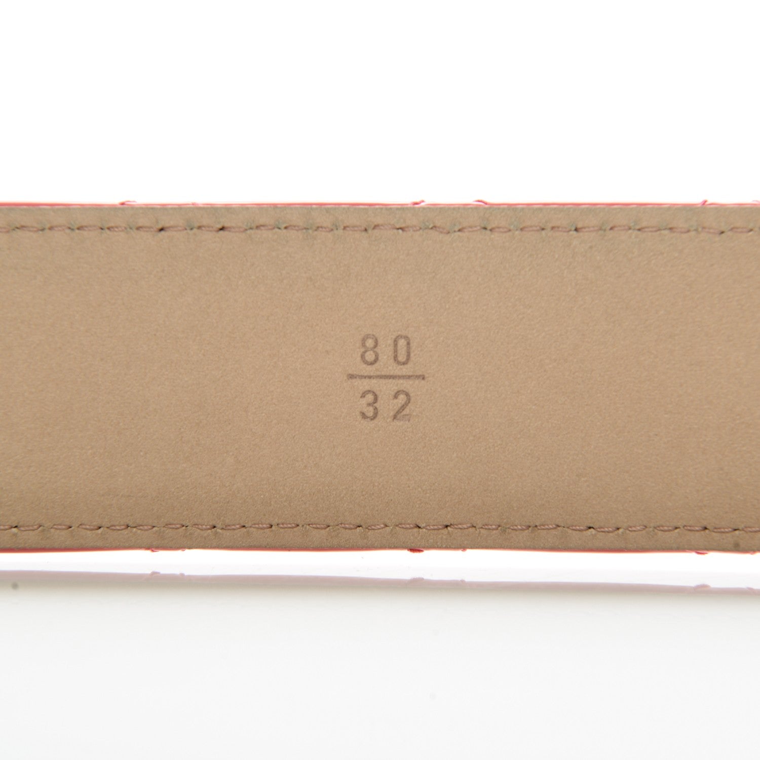 Chanel Patent Quilted CC Logo Wide Belt 80 32 Pink 5 of 7