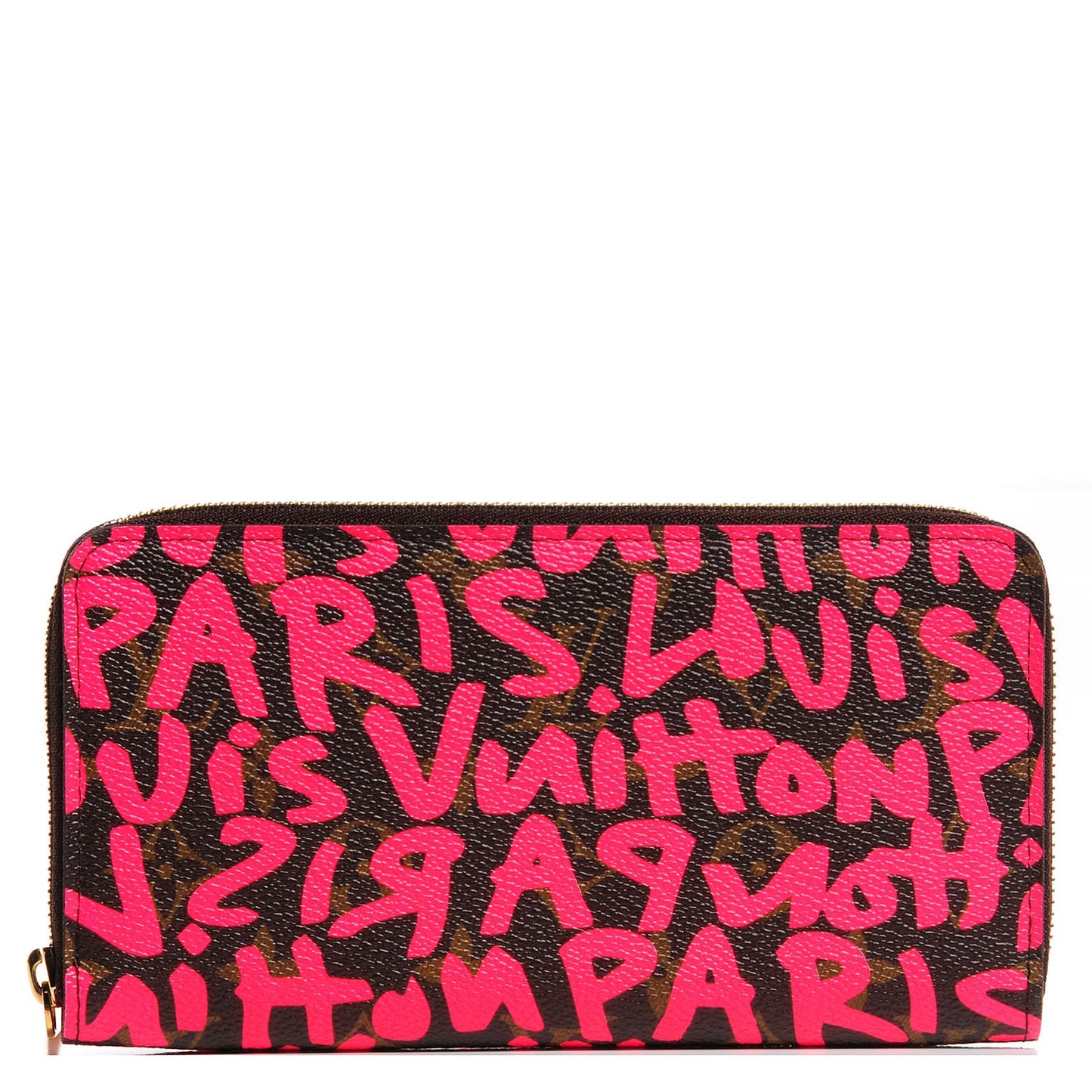 Monogram Graffiti Zippy Wallet Fuchsia