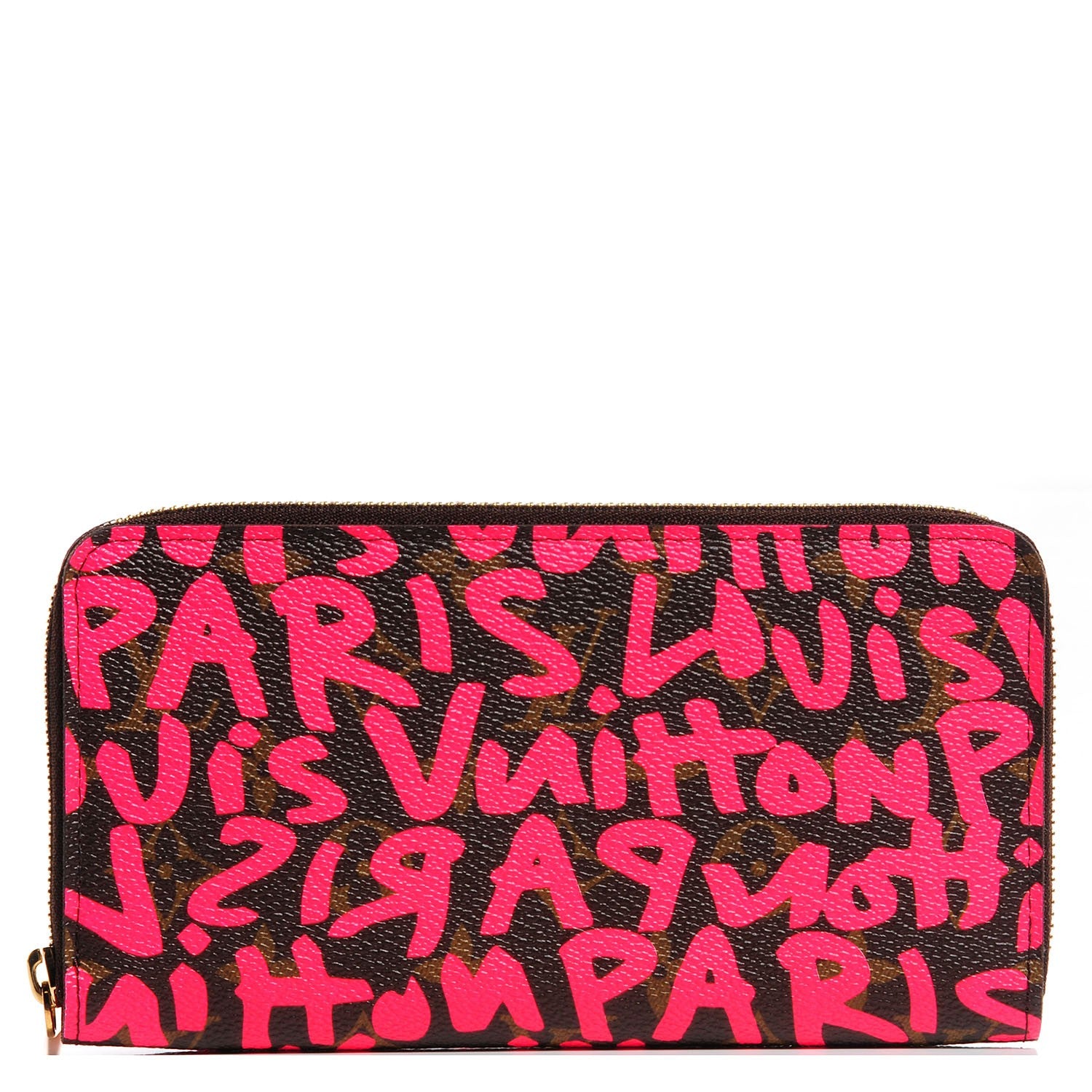 Louis Vuitton Monogram Graffiti Zippy Wallet Fuchsia 1 of 8