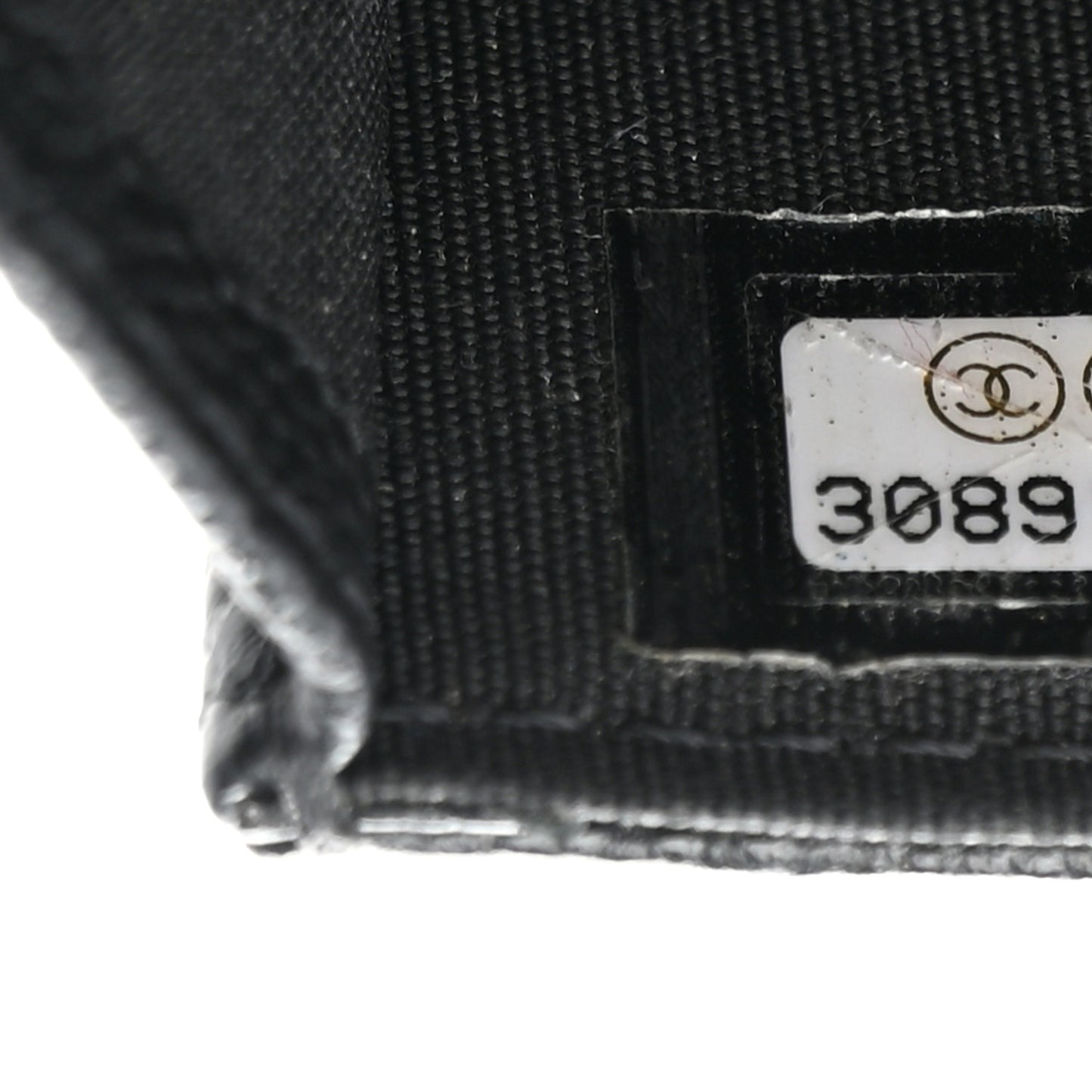 Caviar Quilted My Everything Belt Flap Card Holder Black