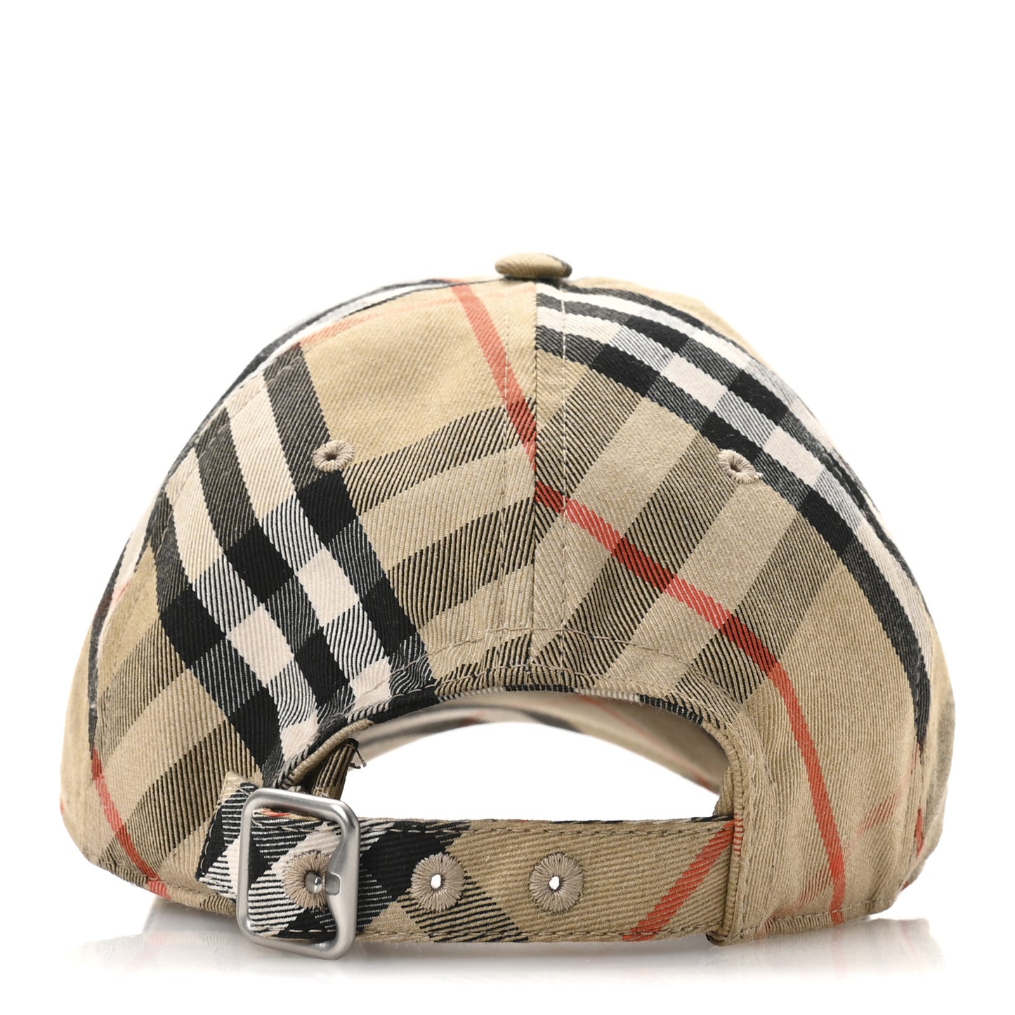 Cotton Blend Check EKD Baseball Hat L Sand